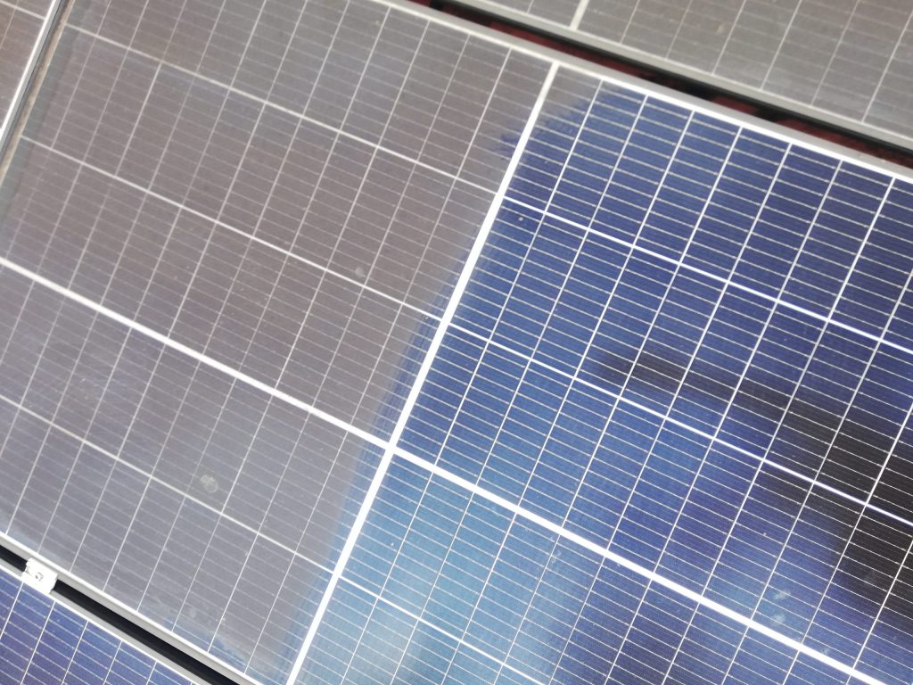 Professional solar panel cleaning