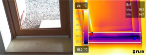 Door thermal image
